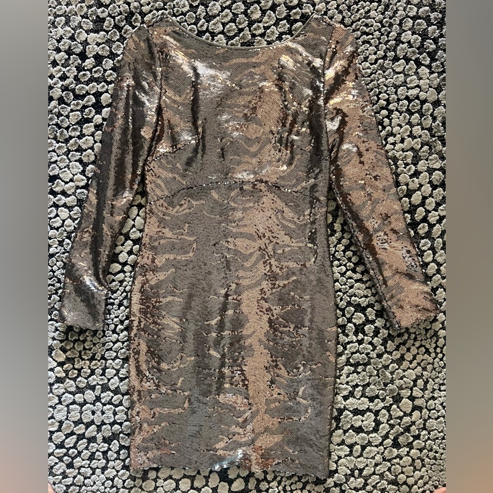 Calling all brunettes! This is the SHOW STOPPING sequin dress for you!